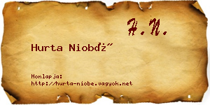 Hurta Niobé névjegykártya